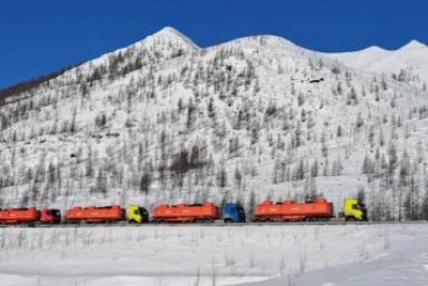 Завершён завоз топлива по автозимникам в районы Якутии сайт главы и правительства РС (Я)
