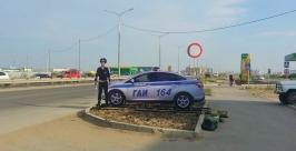 В Якутске установлен макет инспектора ГАИ в Якутске пресс-служба ГИБДД