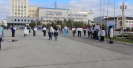 Недовольные работой следственного комитета вышли на пикет в Якутске Юлия Егорова, YakutiaMedia