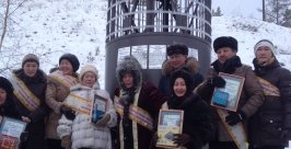 Памятник &quotБриллиантовое сэргэ&quot открыли в Якутске Нюргуяна Иванова, Yakutiamedia