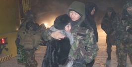 Сводный отряд якутской полиции и ОМОН вернулись из командировки в Якутск  пресс-служба МВД по Якутии