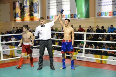 Девять якутских кикбоксеров завоевали первые места на чемпионате ДВФО в Якутске Владимир Григорьев