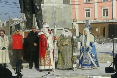 Дан старт автопробегу &quotПутешествие на Полюс Холода&quot в Якутске Алена Подковырова, YakutiaMedia