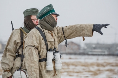 Военно-историческую реконструкцию битвы на озере Ильмень представили в Якутске Павел Глушков