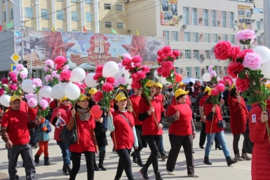 Первомайский парад прошел в Якутске Яна Лазарева, YakutiaMedia