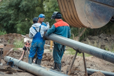 На улице Ярославского в Якутске заменили 2,2 км газопровода  пресс-служба Сахатранснефтегаз