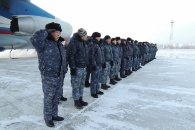 Из Северного Кавказа вернулся сводный отряд в Якутию пресс-служба МВД по Якутии