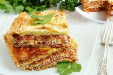 Рецепт выходного дня: мясной пирог из лаваша для семейного ужина gotovimvse.com