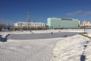 Фотофакт: С приходом весны открылись катки в Якутске социальная сеть Instagram