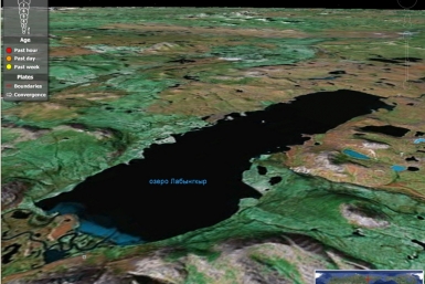 Озеро Лабынкыр  Google map