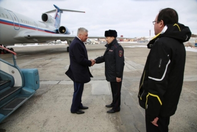 Министр ВД Владимир Колокольцев ознакомился с работой мирнинских полицейских  пресс-служба МВД по Якутии
