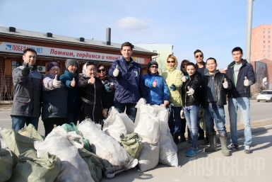 Уборка города Предоставлено пресс-службой окружной администрации Якутска