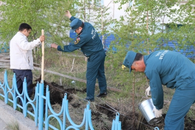 Сквер спасателей появится в Якутске  пресс-служба МЧС