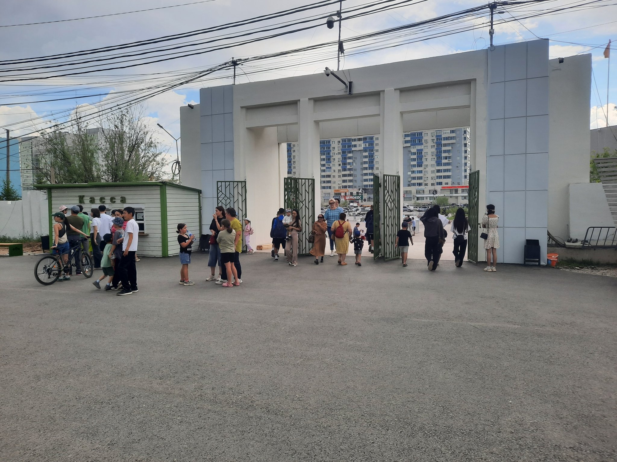 Парк культуры и отдыха в Якутске продолжает преображаться